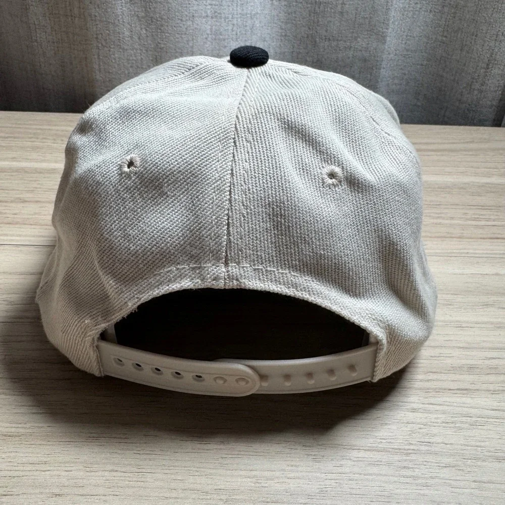 Golden Age Town Snapback Hat Unisex OSFM Cream Good Embroidered Old English R